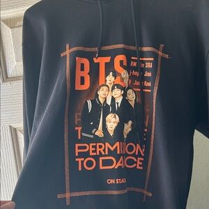 BTS Black and Orange Bomber Jacket